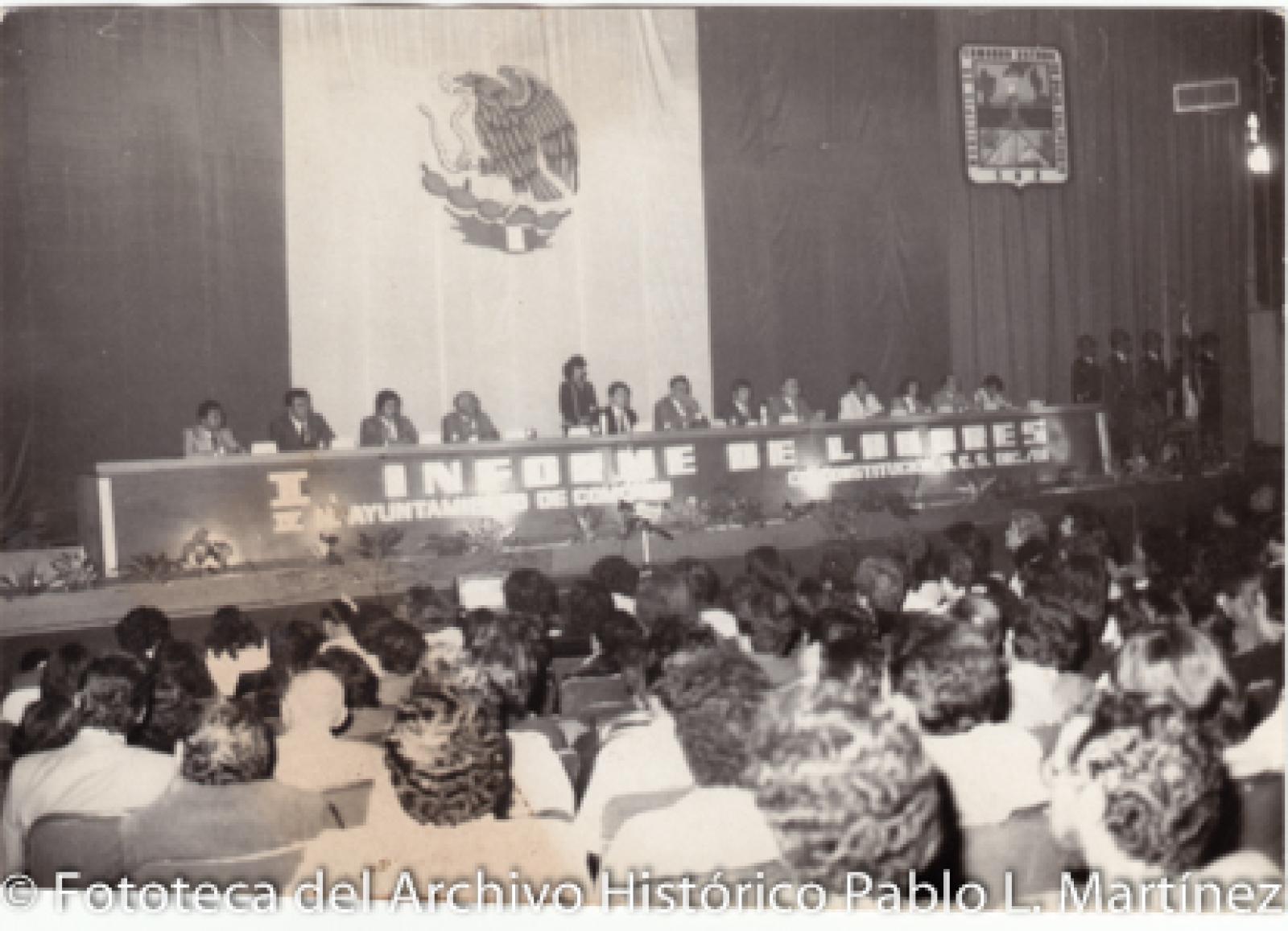 “1er. Informe de labores, IV H. Ayuntamiento de Comondú”.