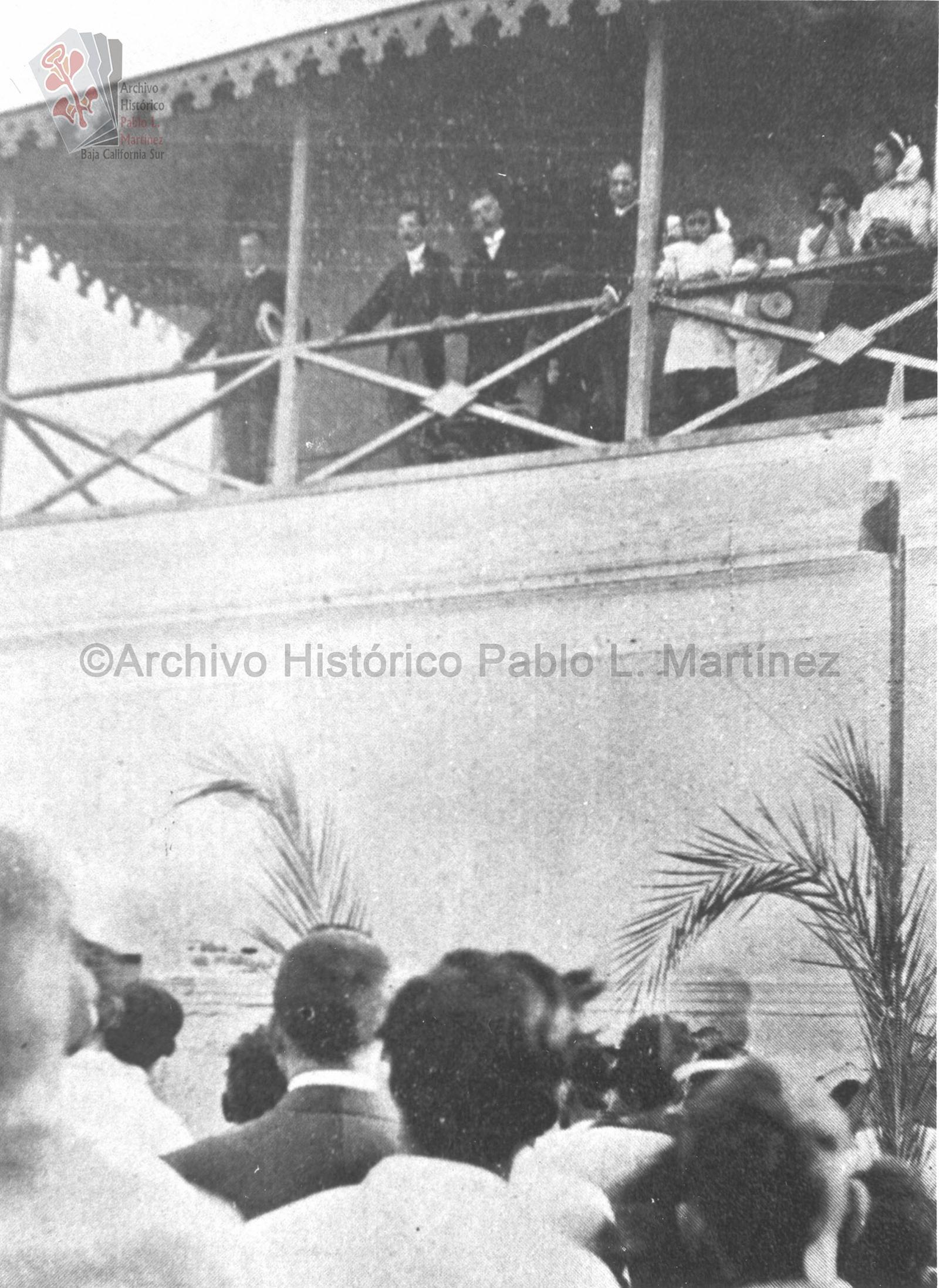 Acto de despedida de José María Pino Suárez del pueblo paceño.