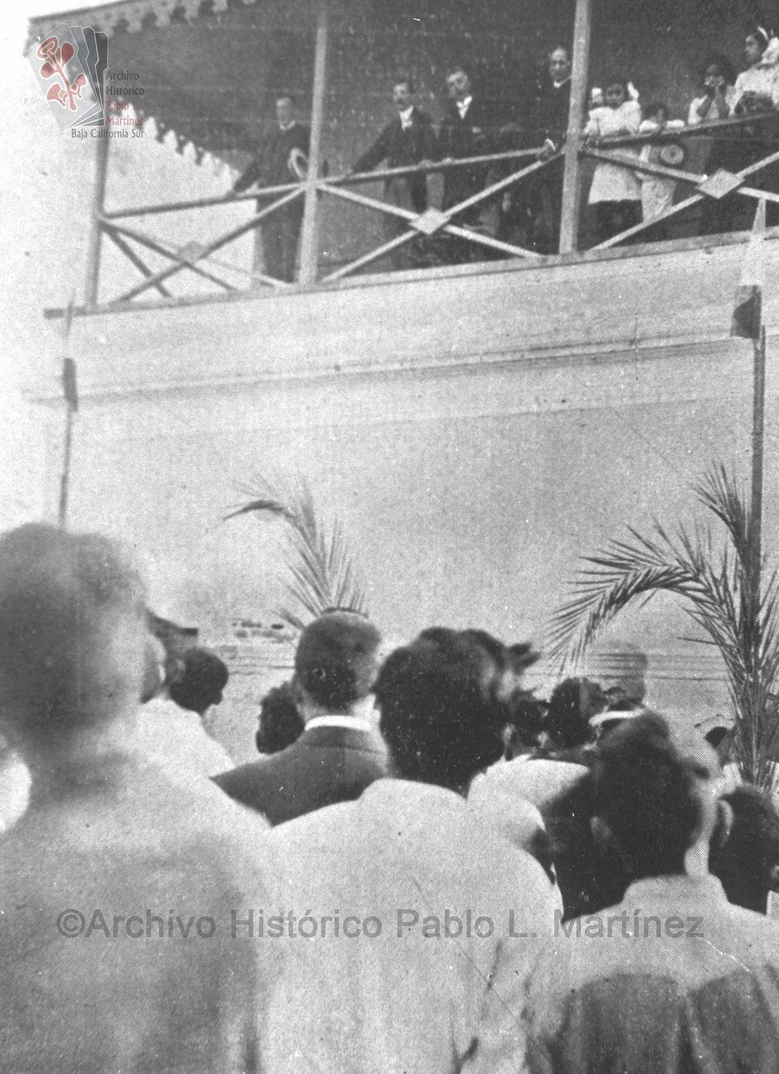 Acto de despedida de José María Pino Suárez del pueblo paceño.