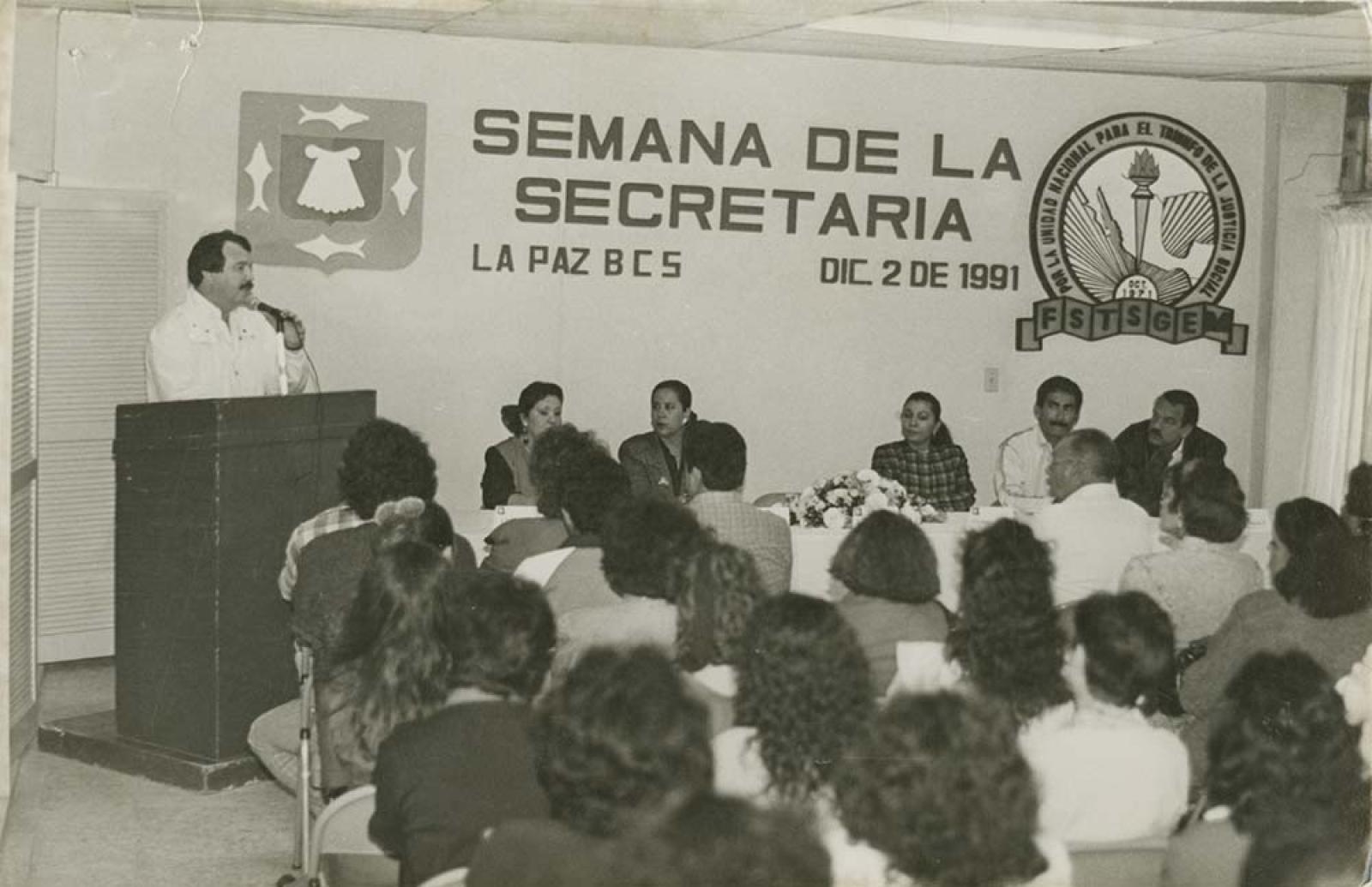 Acto público, semana de la Secretaría.