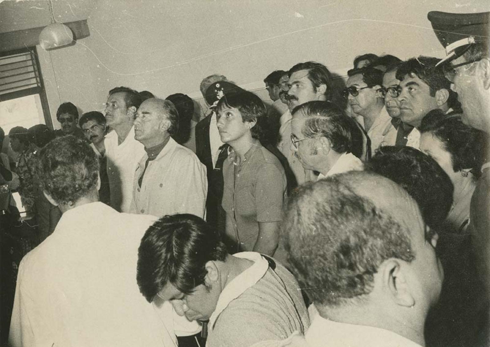 Alberto Alvarado Arámburo y José López Portillo en actos públicos.