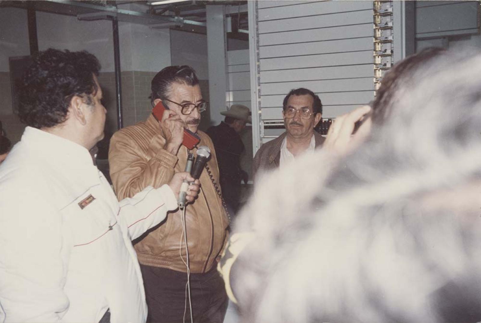 Alberto Andrés Alvarado Arámburo, en evento de inauguración.