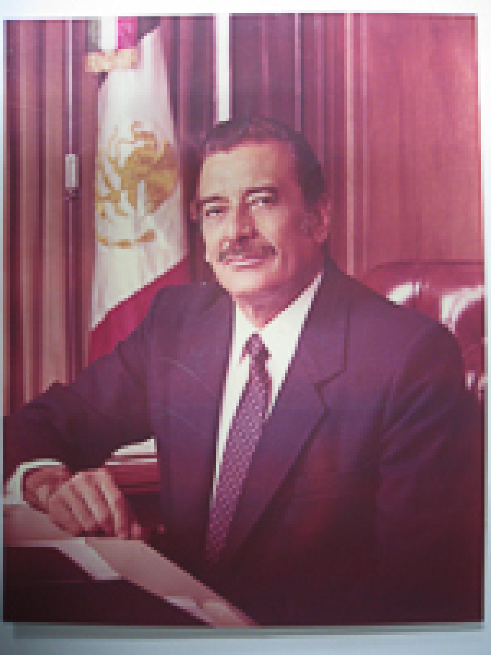Alberto Andrés Alvarado Arámburo, retrato.