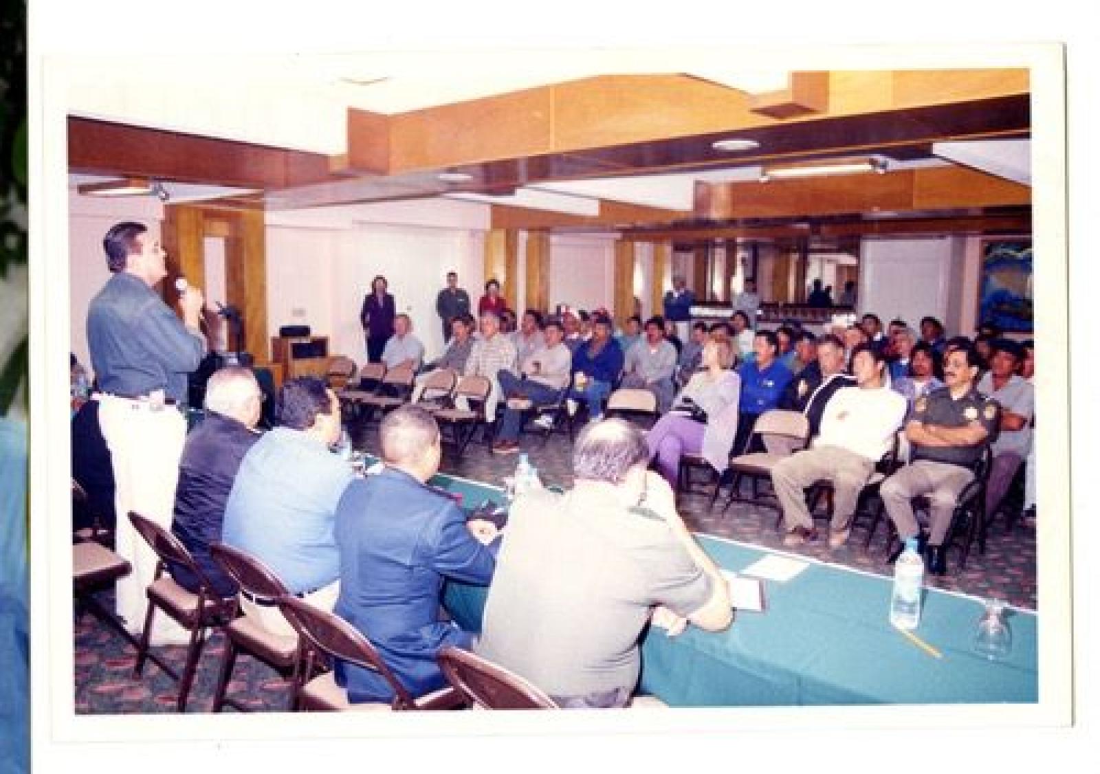 Alfredo Domínguez Porras en evento.