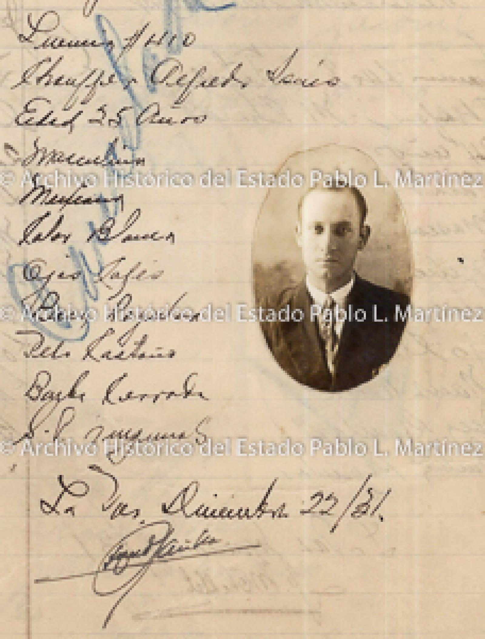"Alfredo Isaís", retrato.