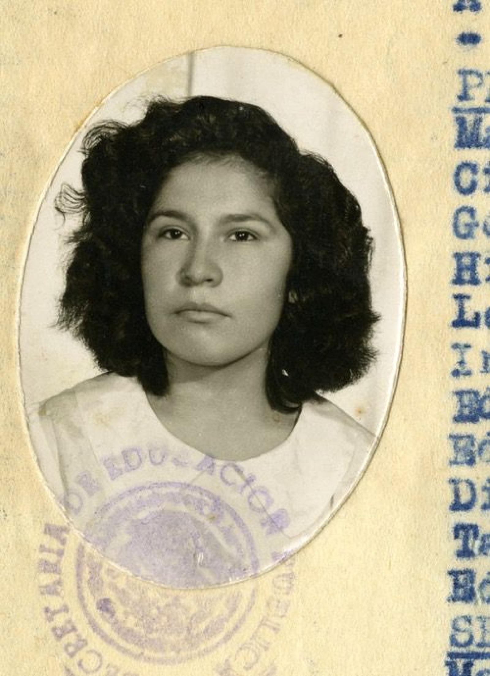 Alicia Rita García Martínez, retrato.