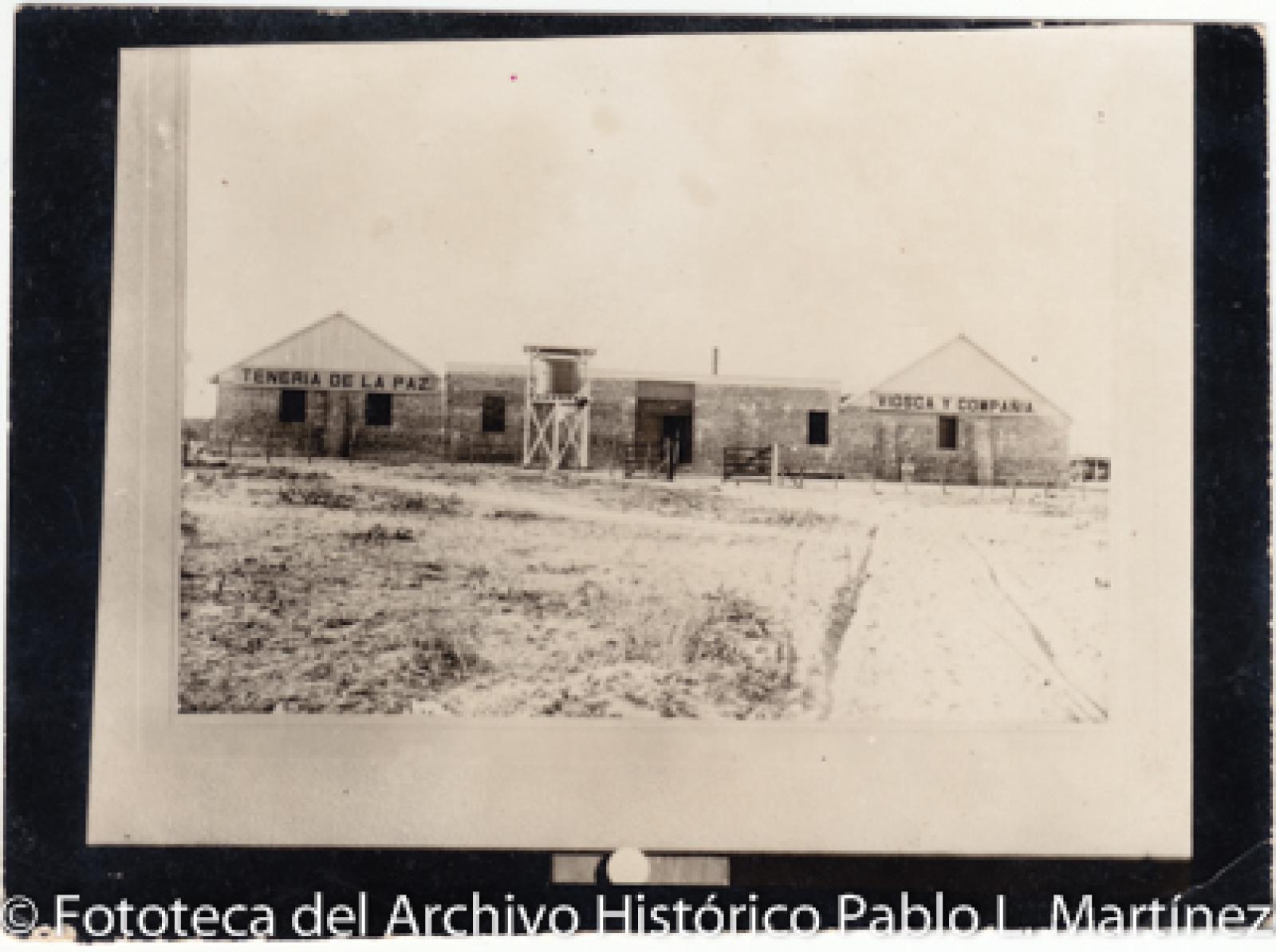 Almacenes de la fábrica de cueros La Tenería Suela Viosca de La Paz.