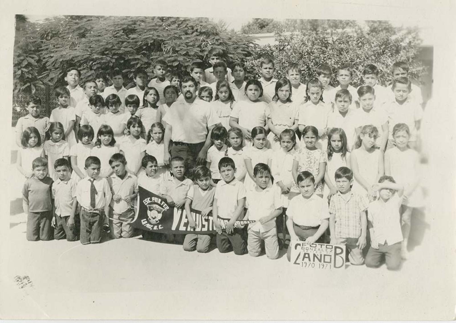 Alumnos de la escuela primaria Venustiano Carranza.