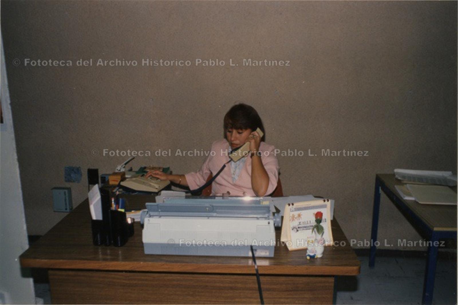 “Angélica María Gutiérrez Manríquez, secretaria del Archivo Histórico Pablo L. Martínez".