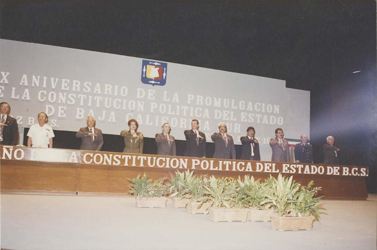 Aniversario  de la Promulgación de la Constitución Política de B.C.S.