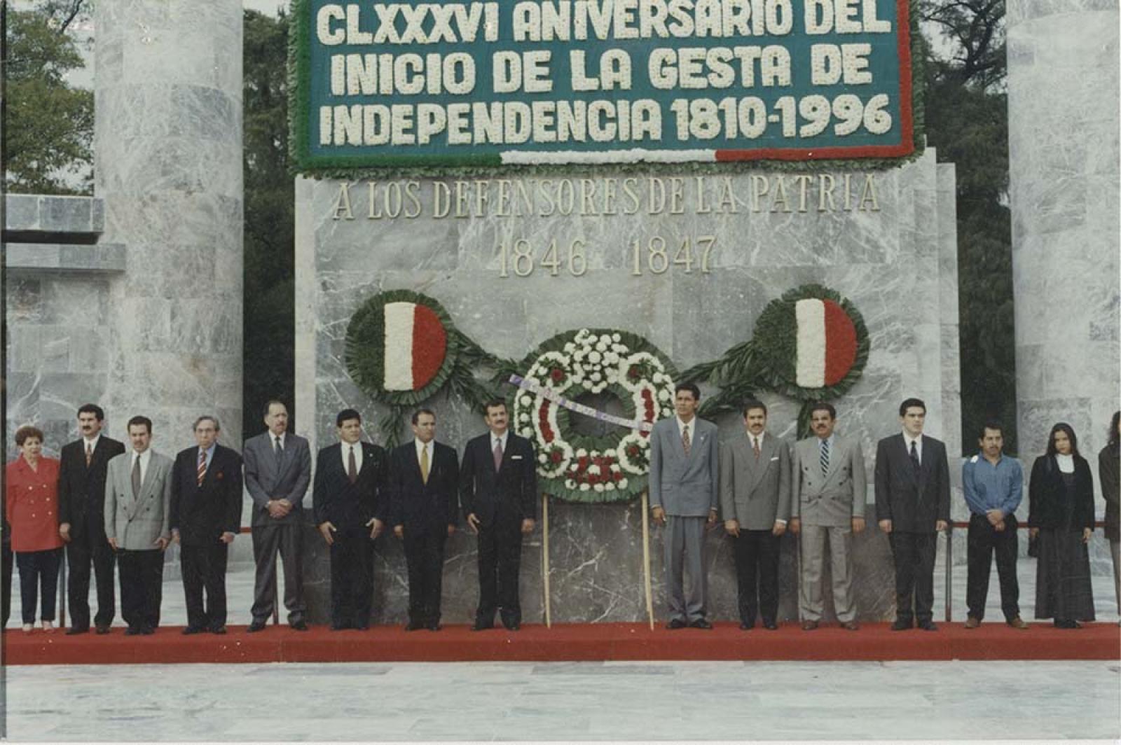 Aniversario del inicio de la gesta de Independencia, 1810-1996.
