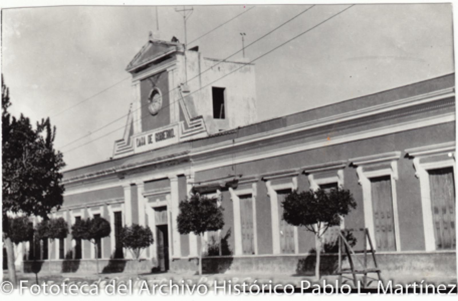 Antigua Casa de Gobierno en las calles Segunda entre Independencia y Ayuntamiento en La Paz, Baja California.