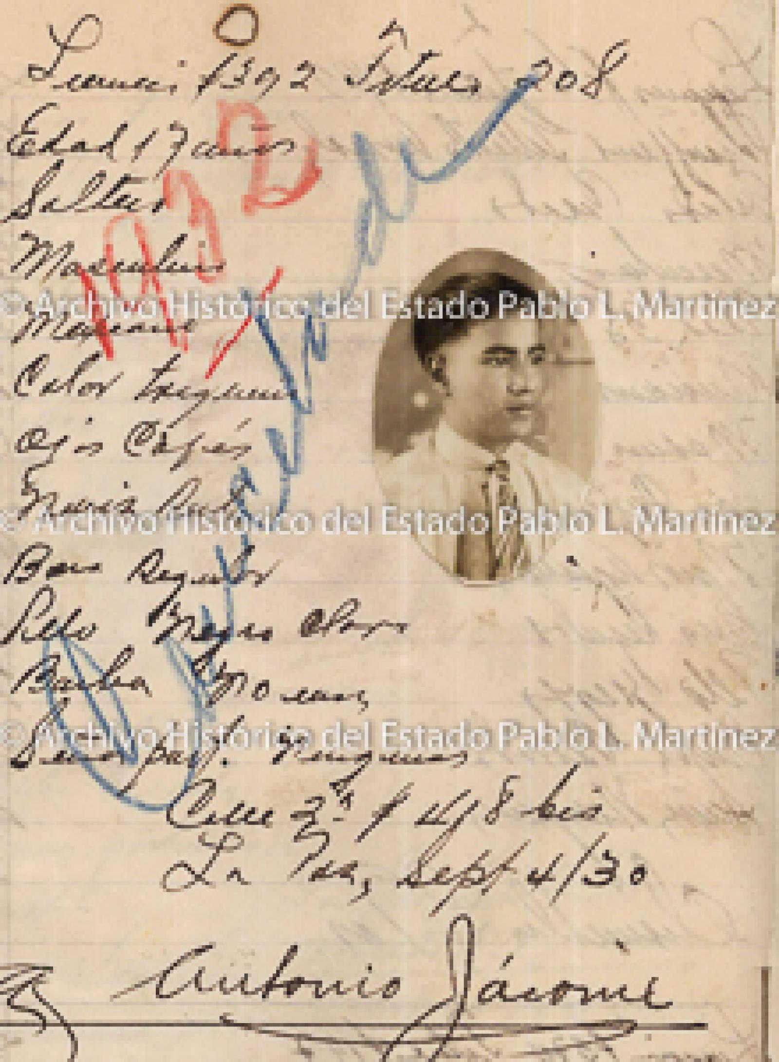"Antonio Jácome", retrato.