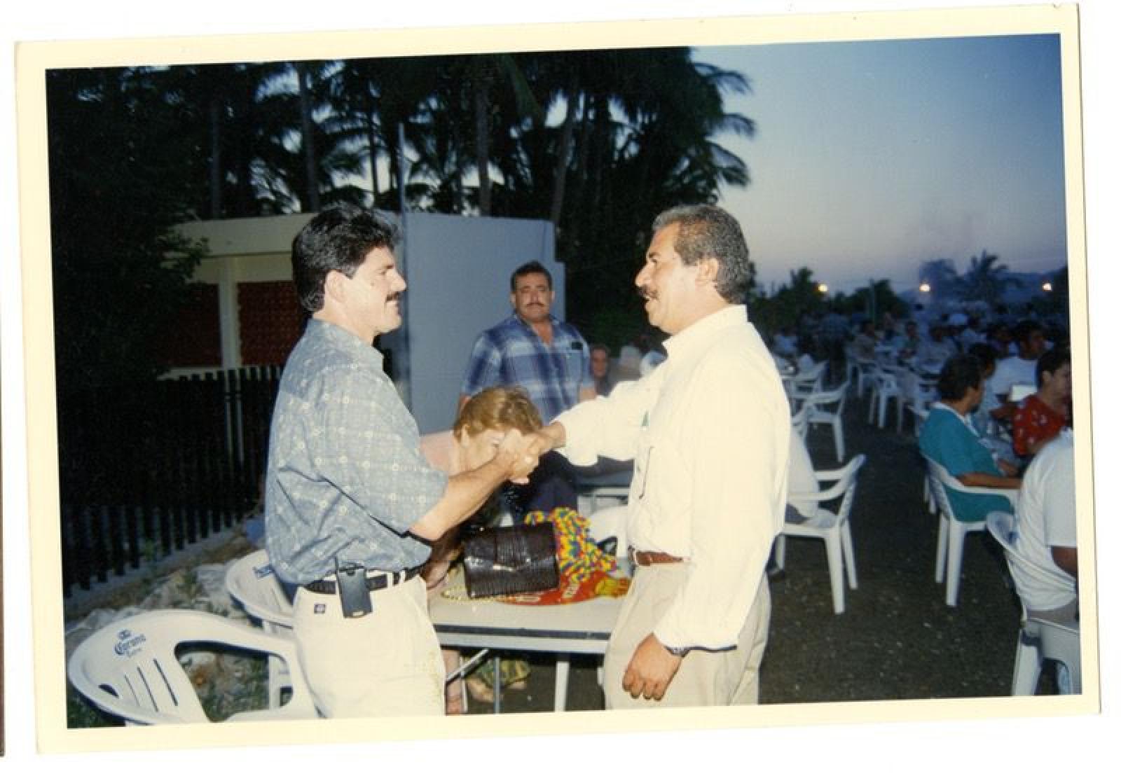 Antonio Manríquez Guluarte en evento.