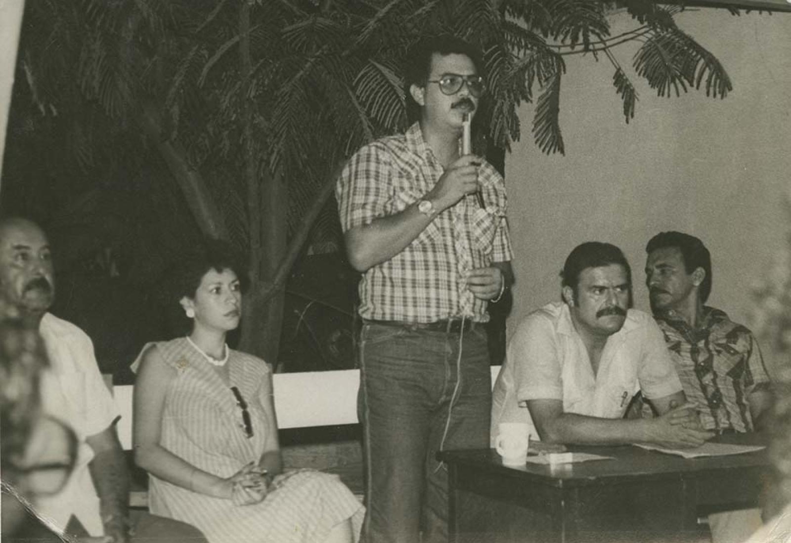 Antonio Ortega, en acto público.