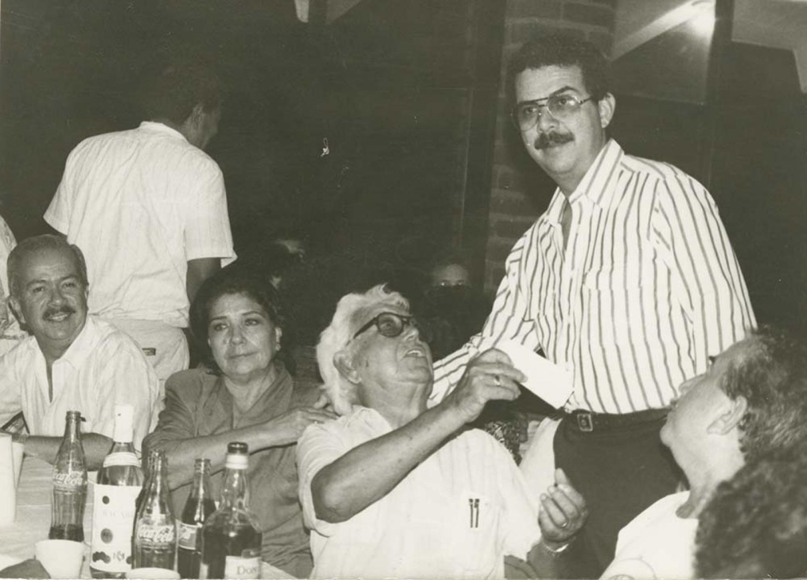Antonio Ortega Salgado en evento social.