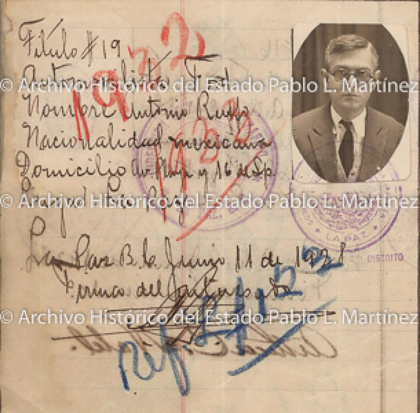 "Antonio Ruffo", retrato.