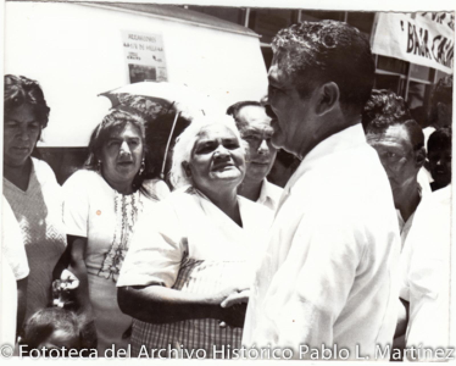 Antonio Valdivia, en acto público.