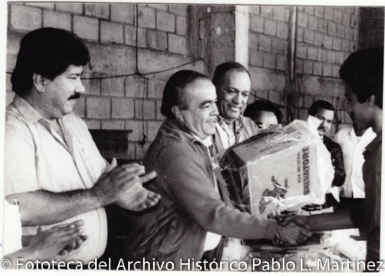 Antonio Wilson González en acto público.