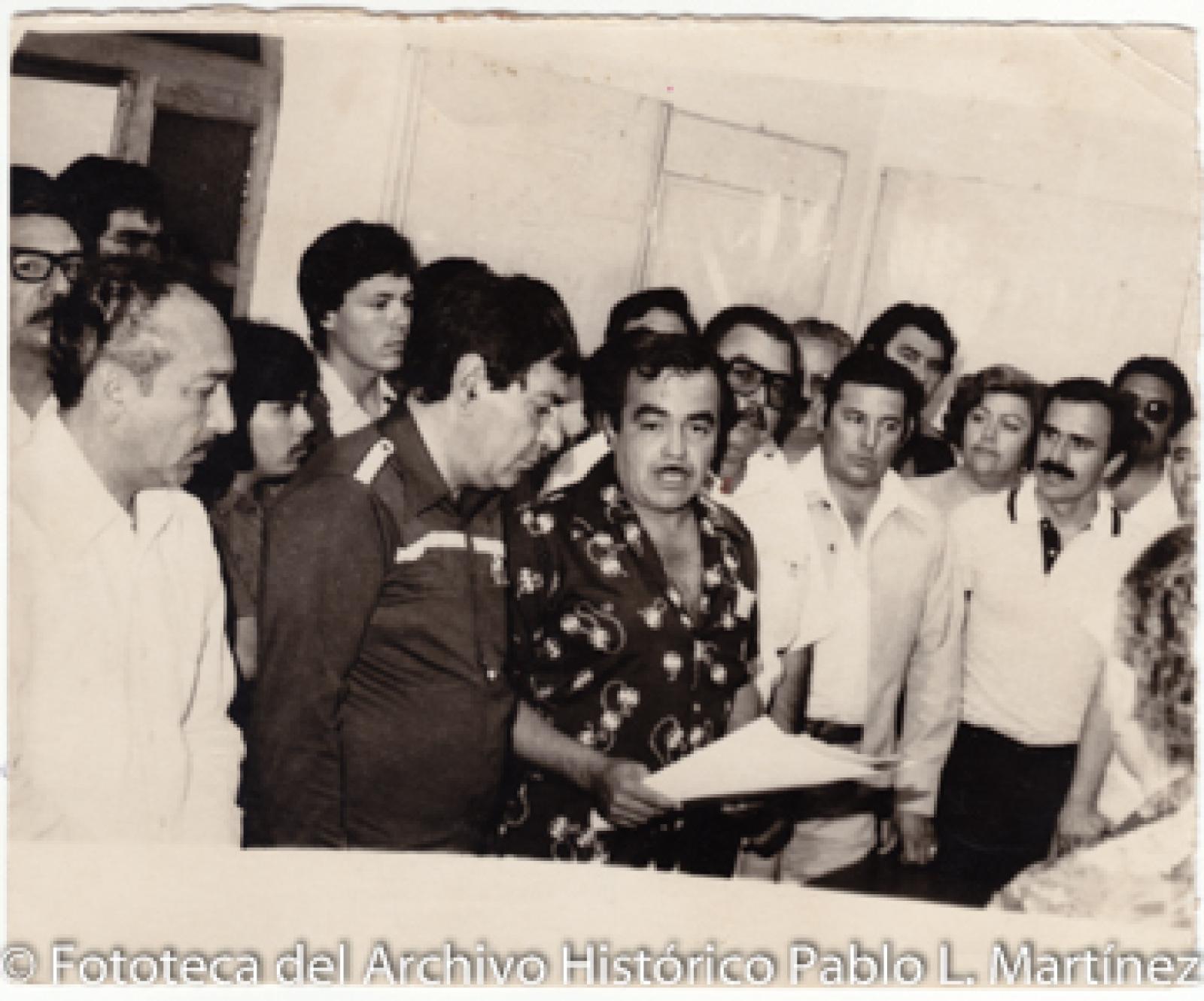 Antonio Wilson González, retrato de grupo.