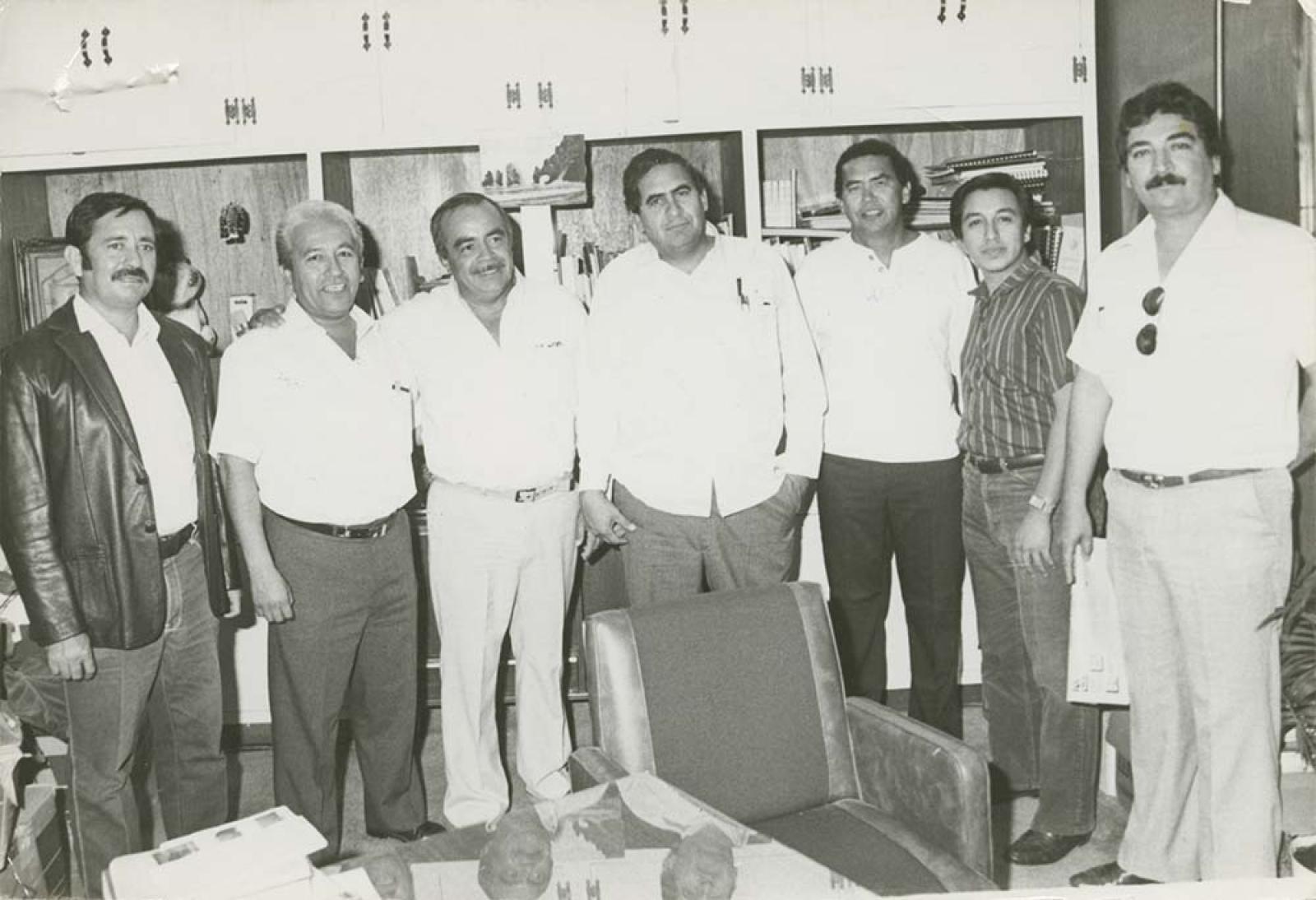 Antonio Wilson y acompañantes.