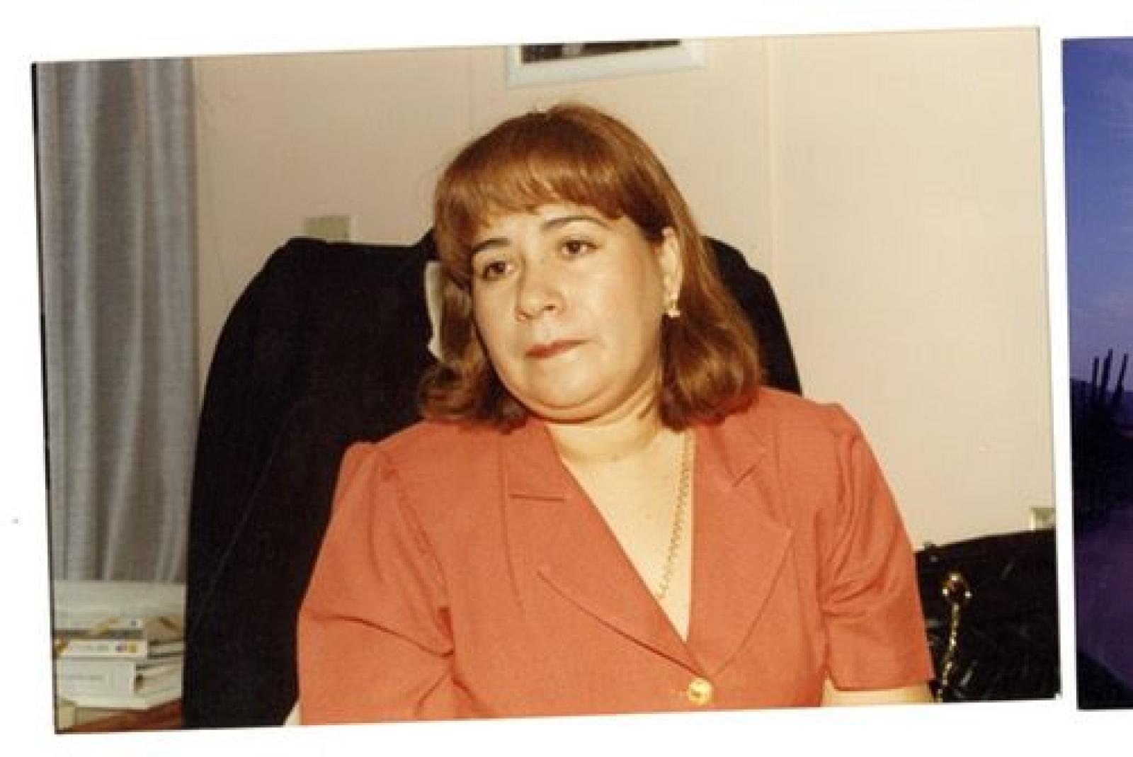 Aracely Cárdenas de Cota, retrato.