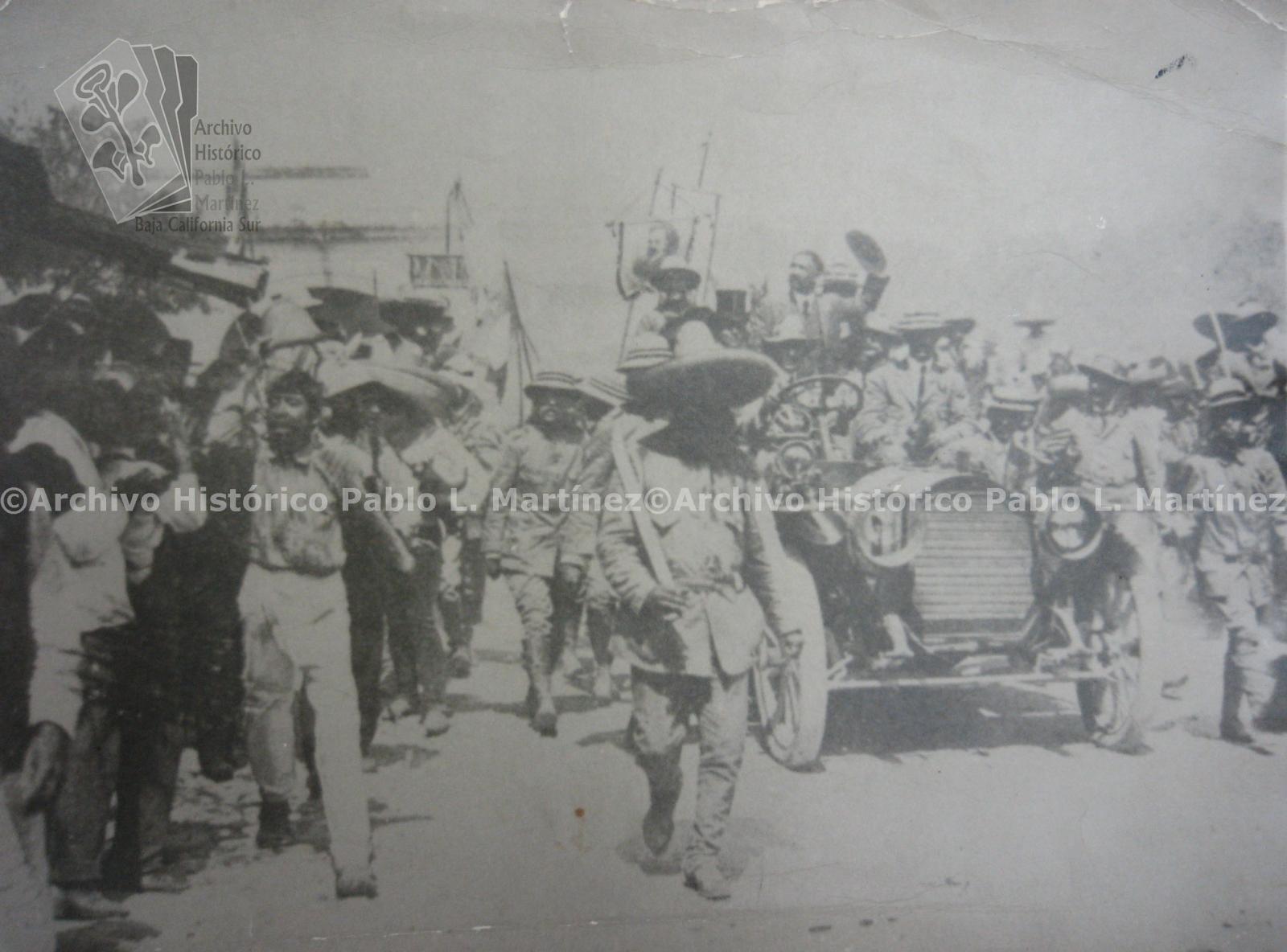 Arribo de Francisco I Madero a la ciudad de México.