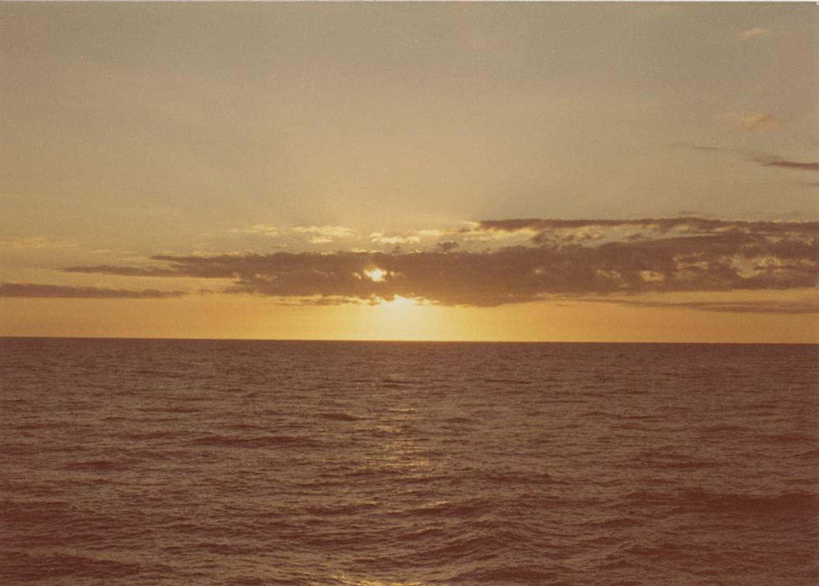 Atardecer.