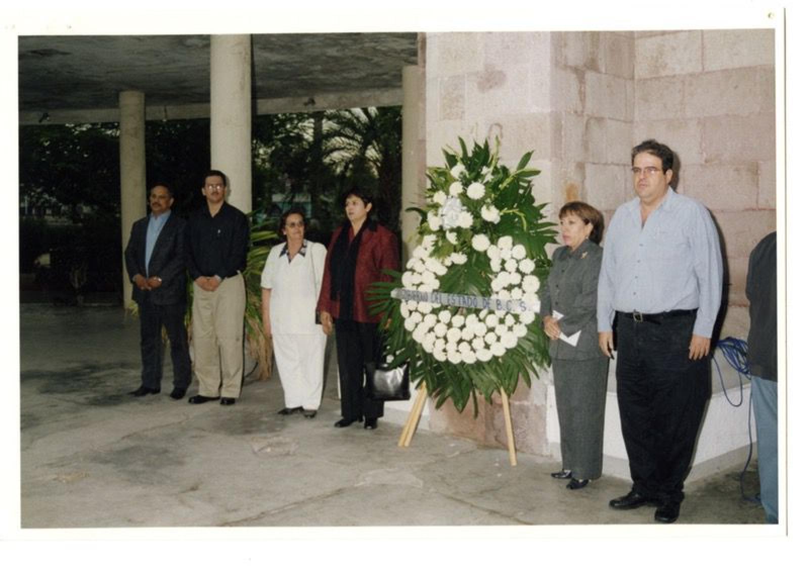 Autoridades del Gobierno de Baja California Sur en evento realizado en El Parque Revolución de la ciudad de La Paz.