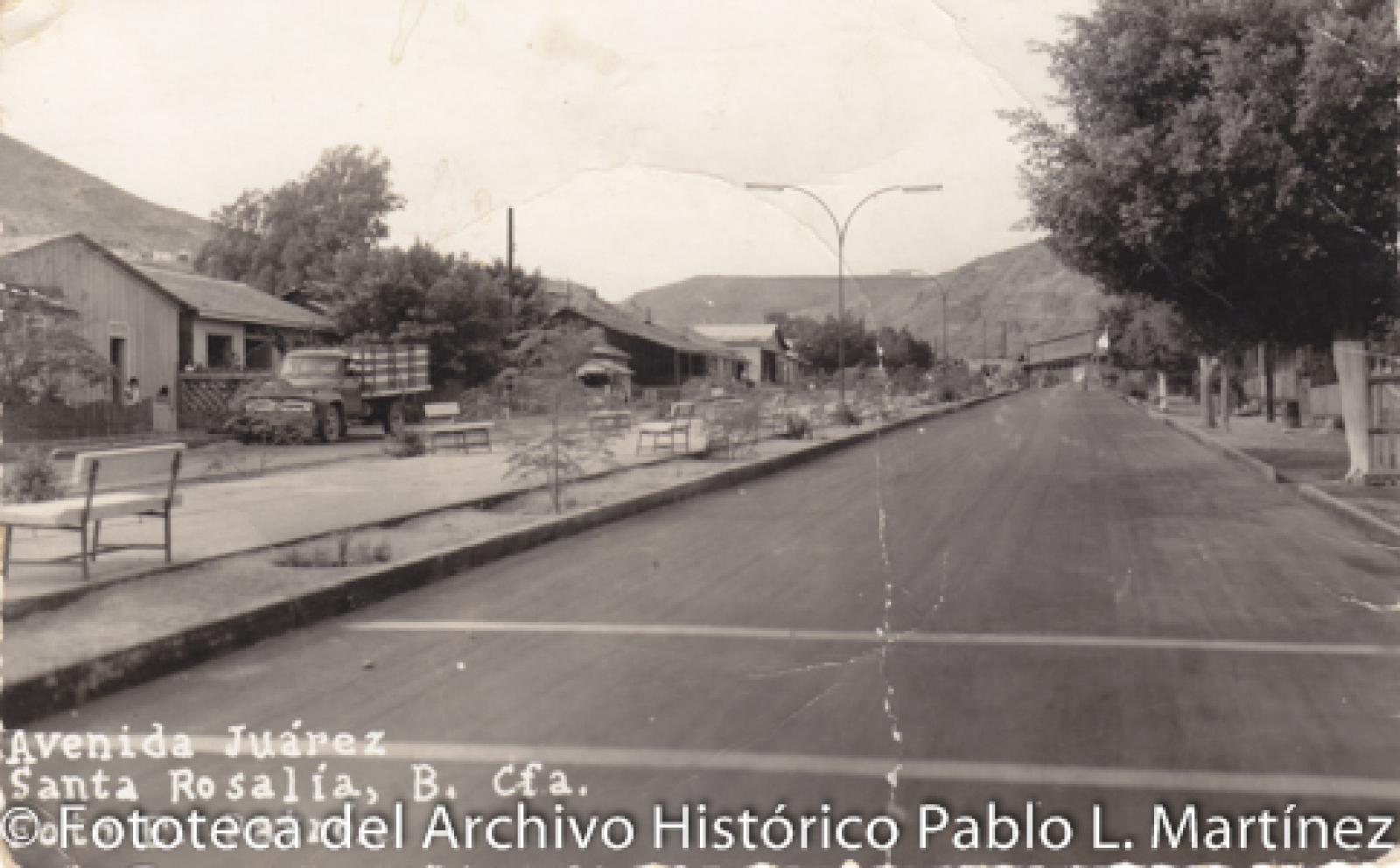 Avenida Juárez, Santa Rosalía.