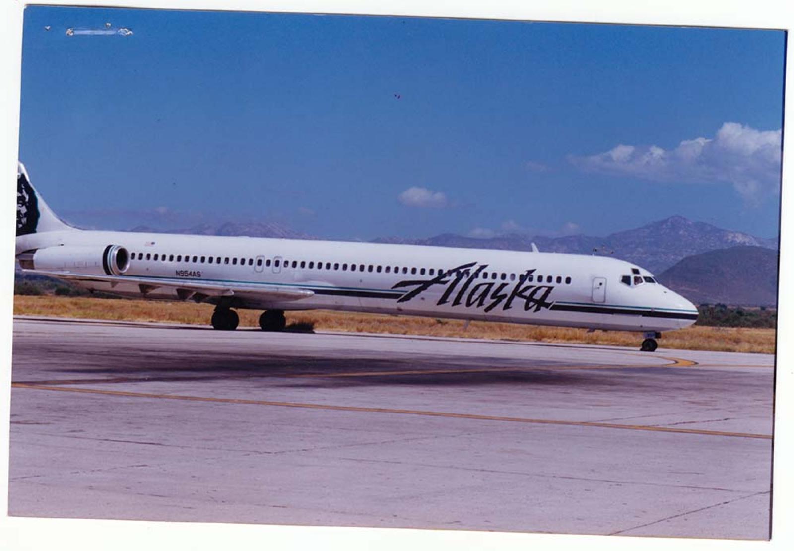 Avión de aerolínea Alaska.