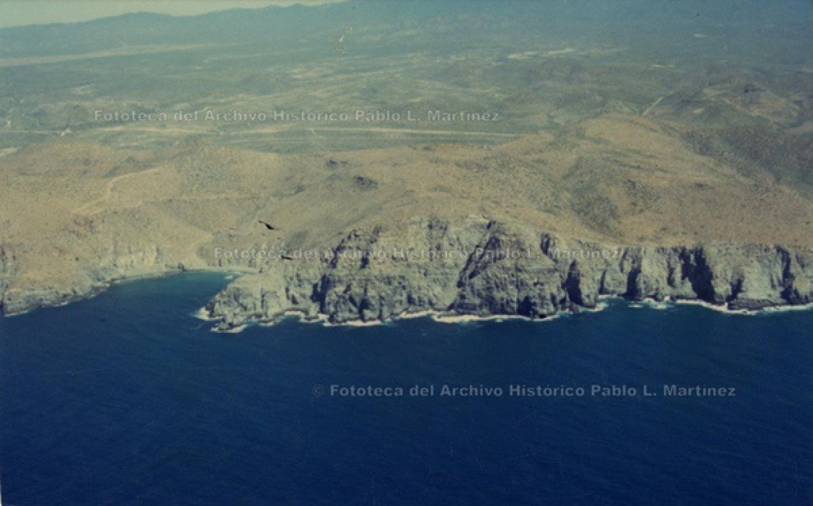 Bahía de La Paz, vista aérea.