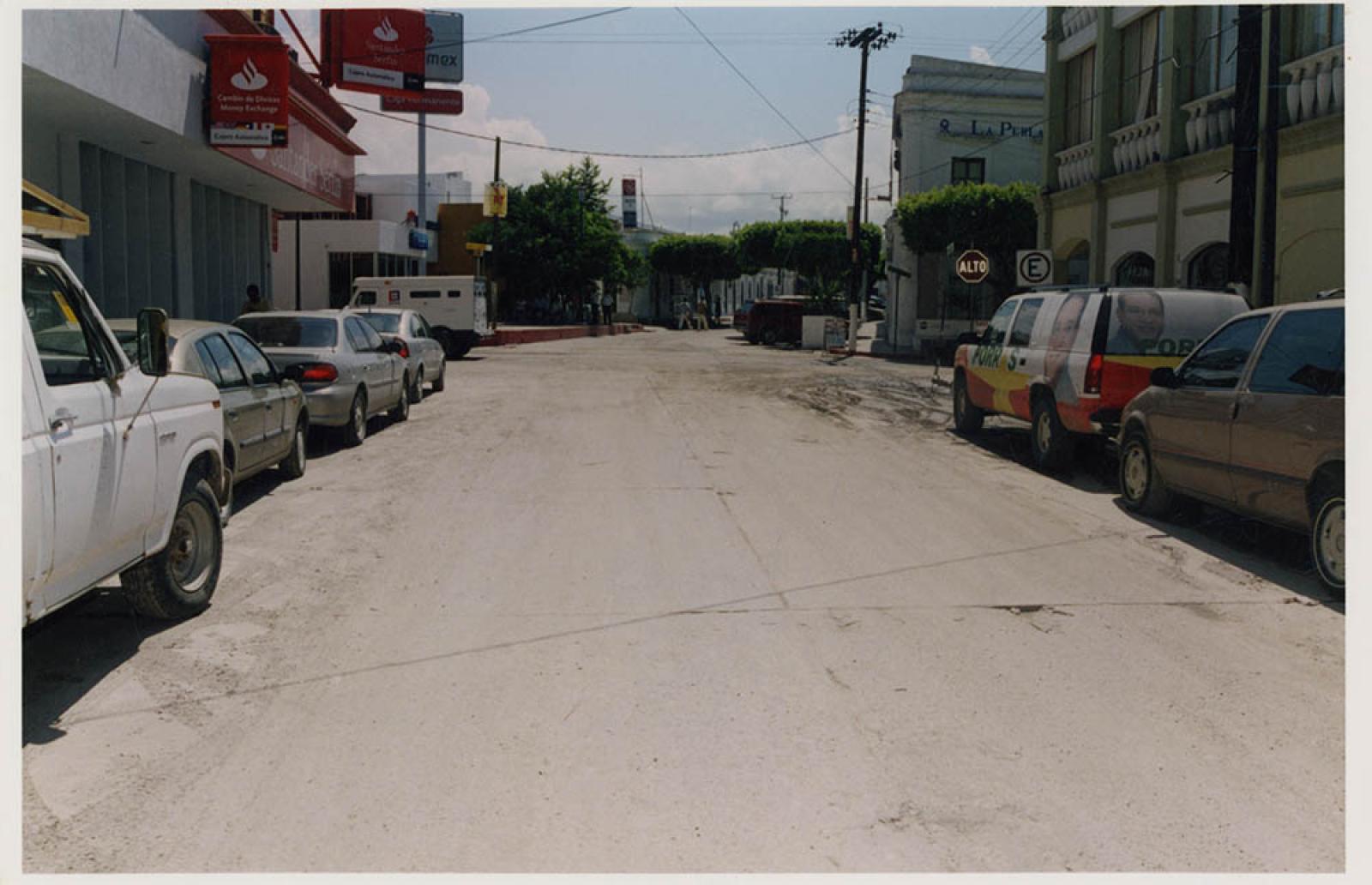 Bancos y comercios de la ciudad de La Paz, Baja California Sur.