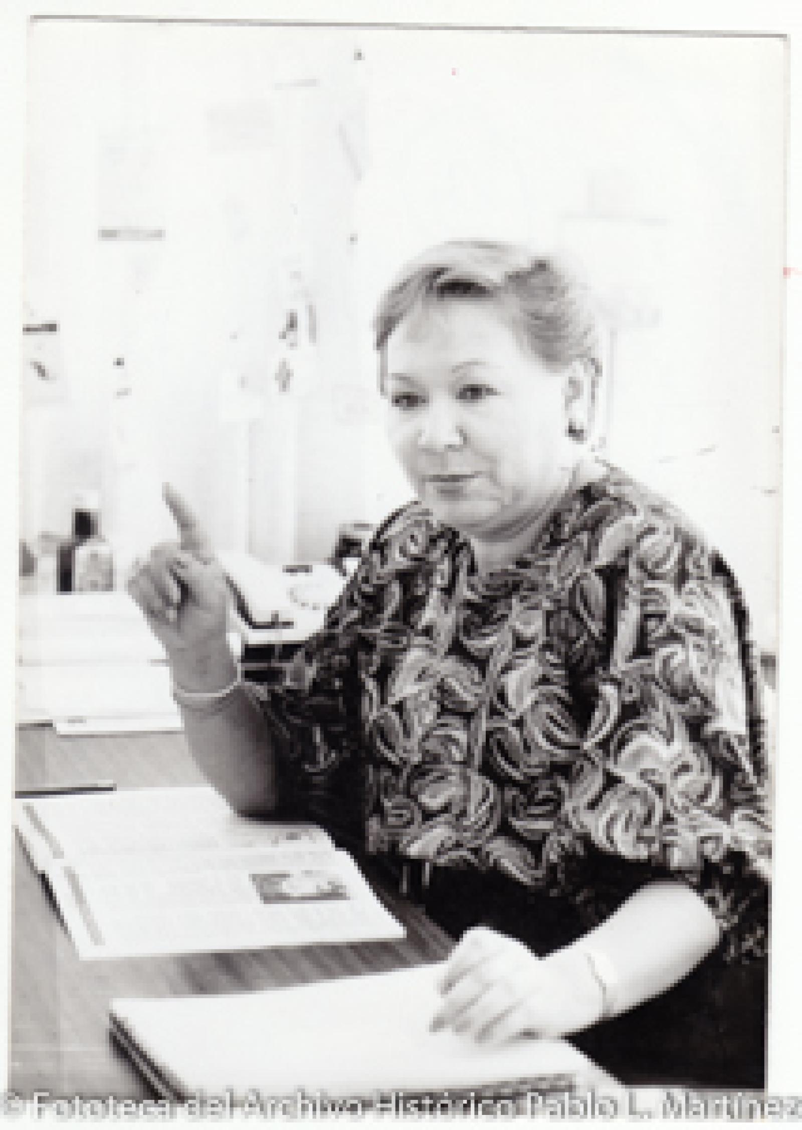 Blanca Trasviña, retrato.
