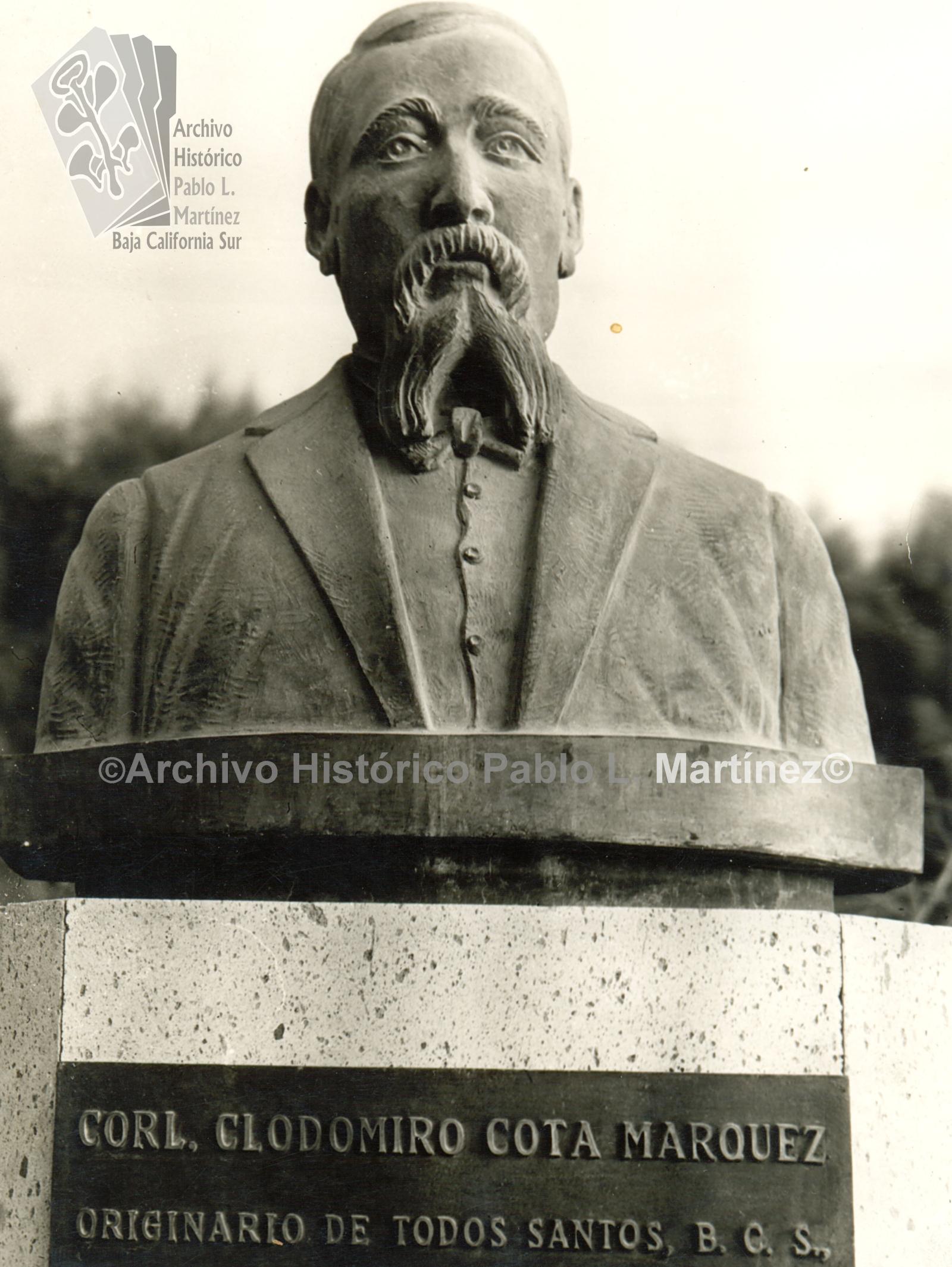 Busto del coronel Clodomiro Cota Márquez.