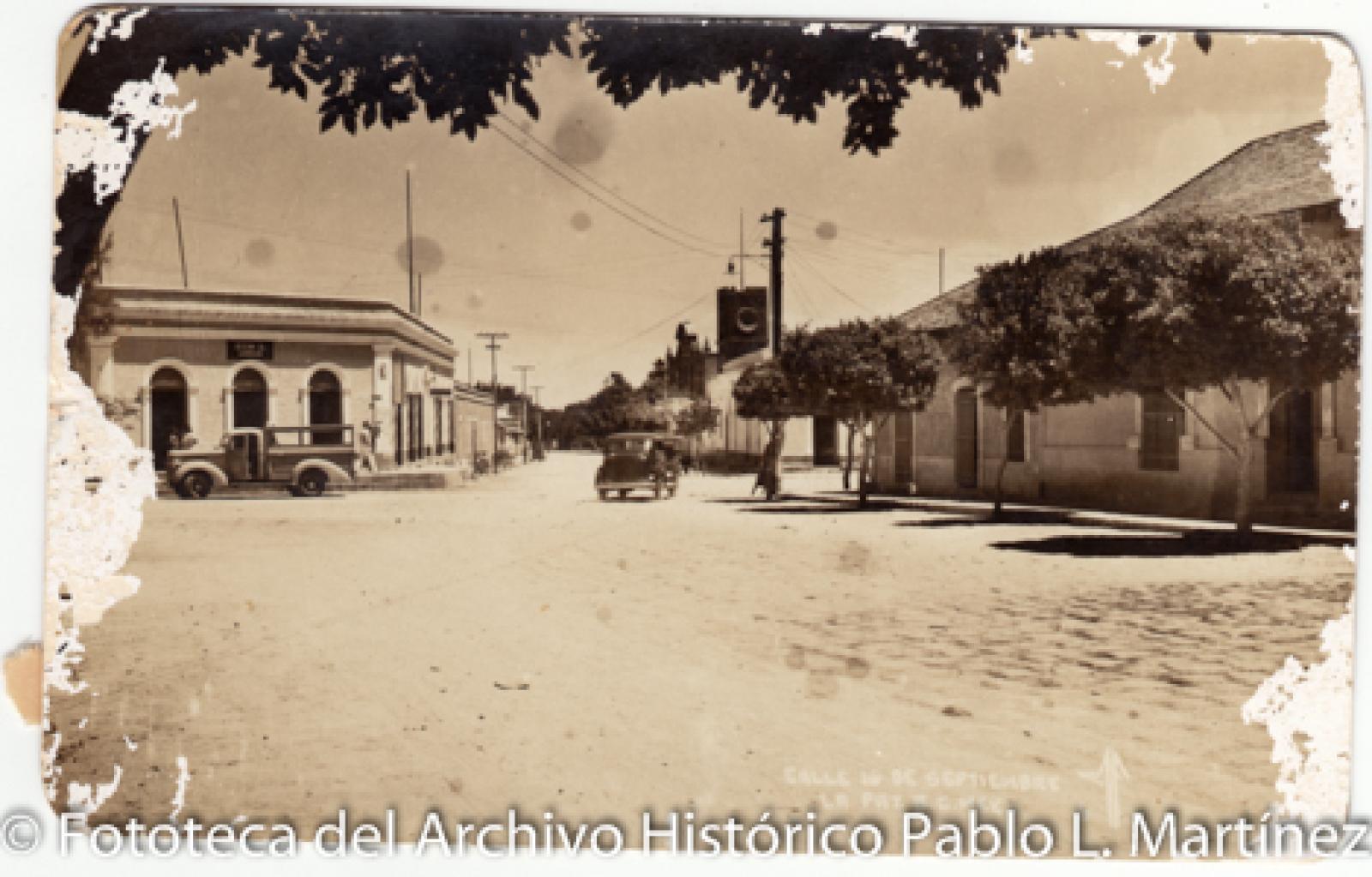 “Calle 16 de septiembre, La Paz, B. C. S.”