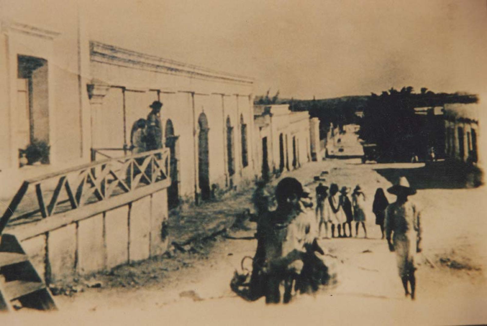 “Calle conocida ahora como Ignacio Zaragoza”.