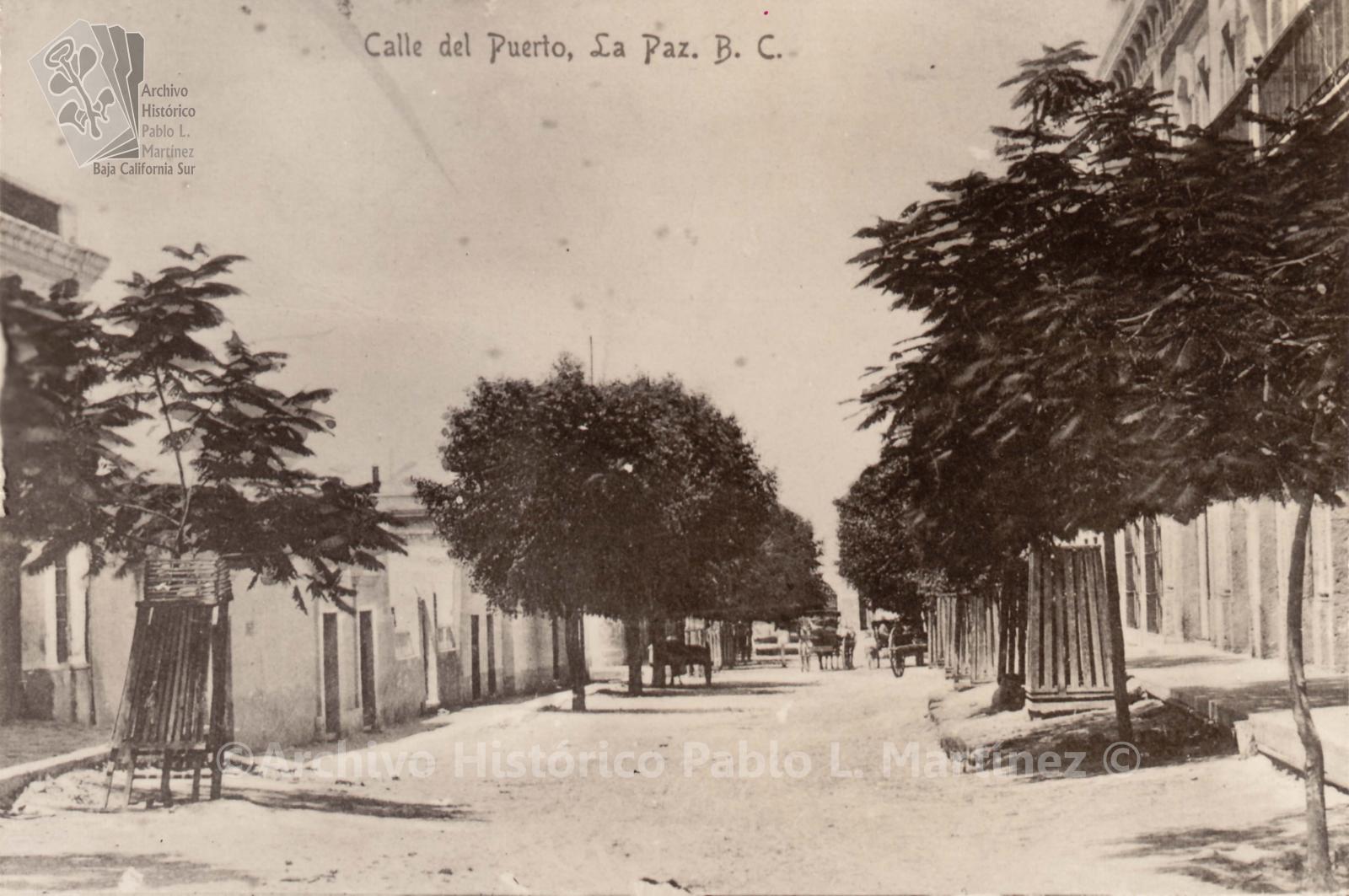 “Calle del Puerto, La Paz.”