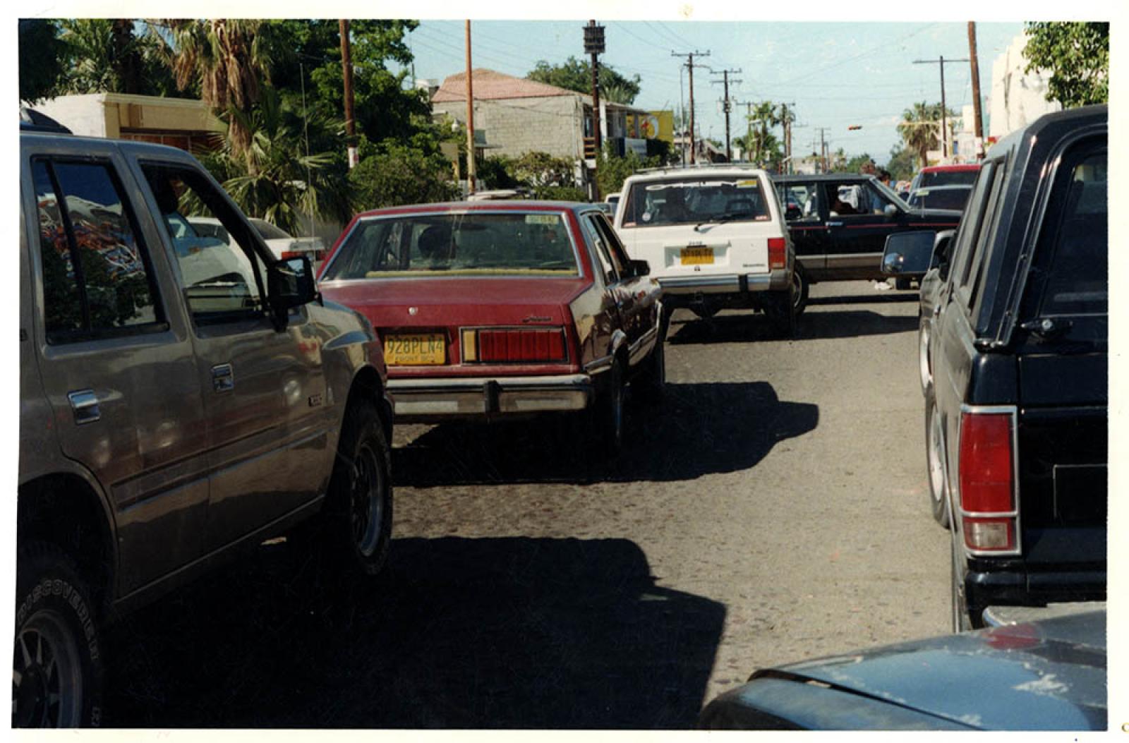 Calle transitada.