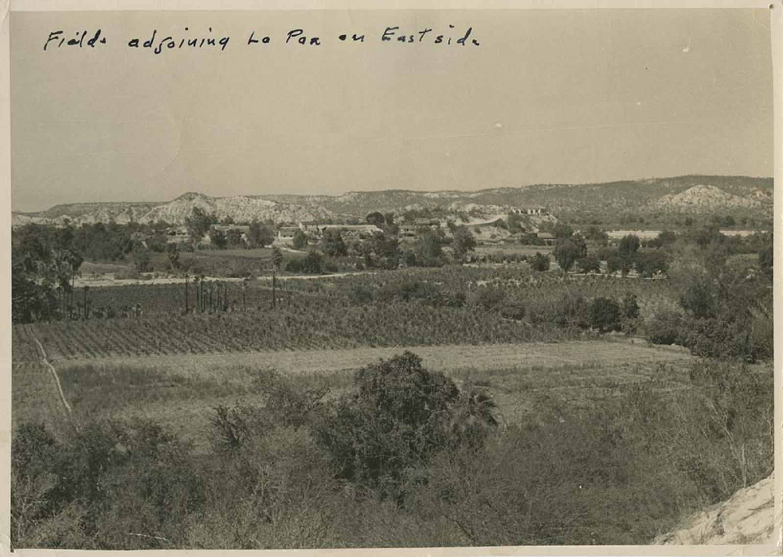 Campos agrícolas, La Paz.