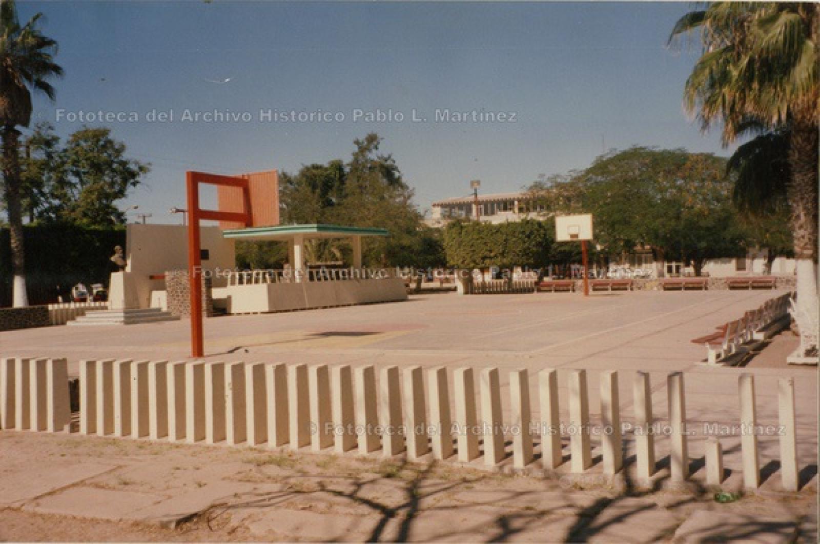 “Cancha deportiva de la plaza Zaragoza”.
