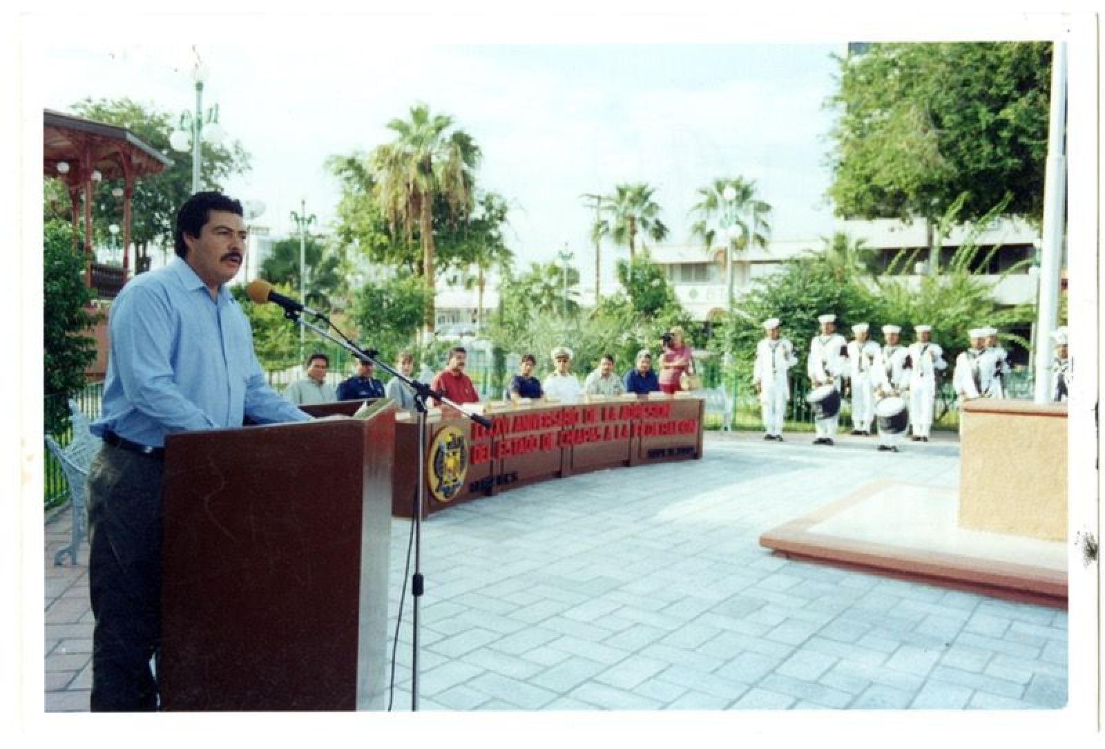 Carlos Montaño en el CLXXVI aniversario de la adhesión del Estado de Chiapas a la Federación
