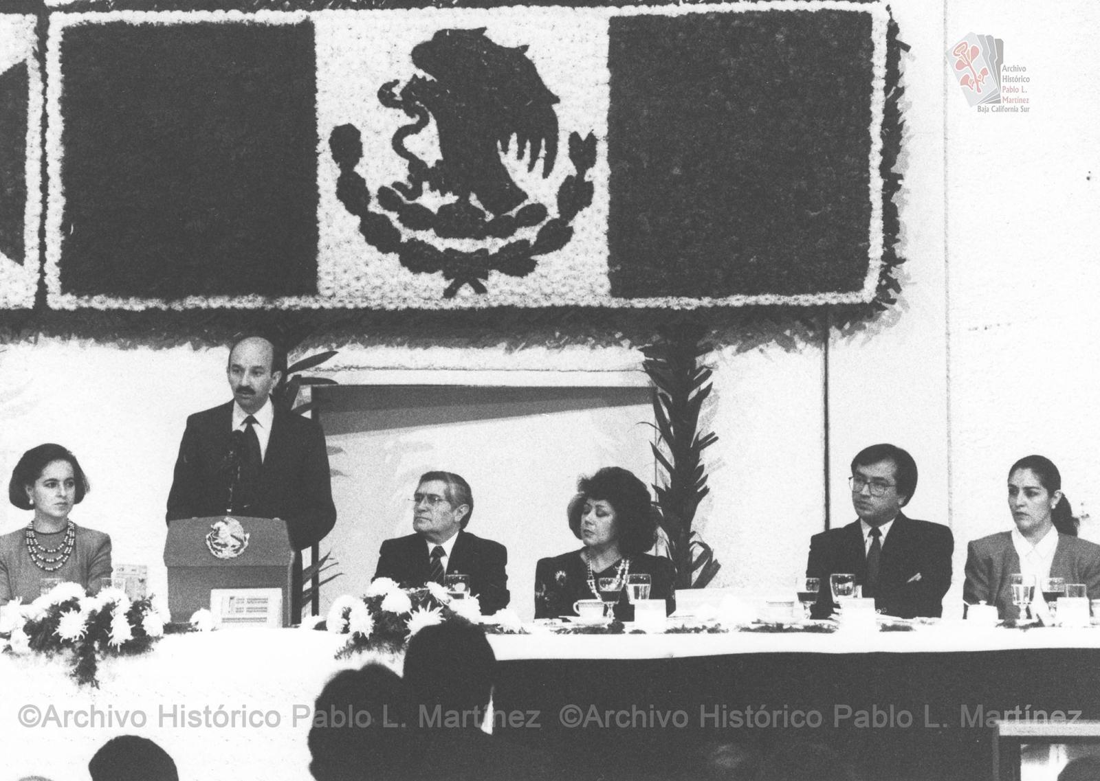 Carlos Salinas de Gortari, durante discurso.
