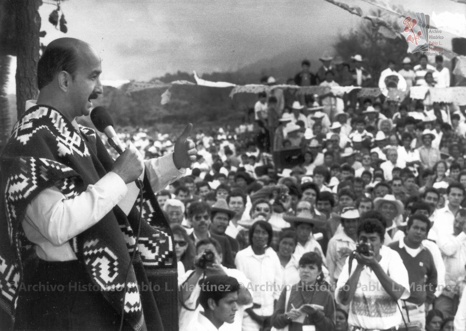 Carlos Salinas de Gortari, en discurso ante población.