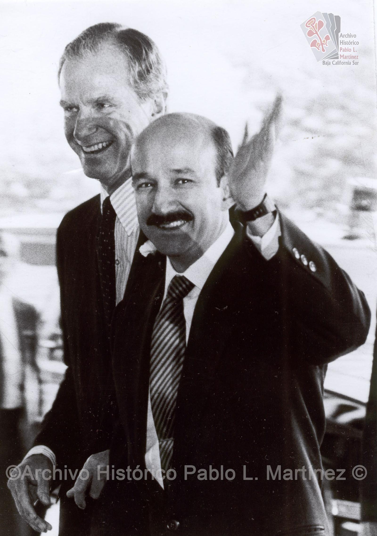 Carlos Salinas de Gortari y George Herbert Walker Bush.