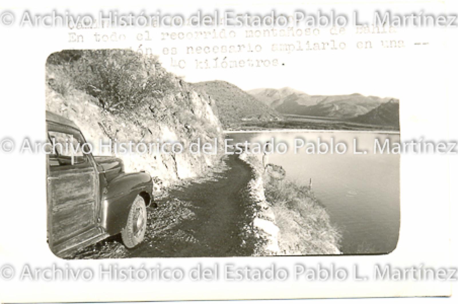 Carro y vista Panorámica "Bahía Concepción".