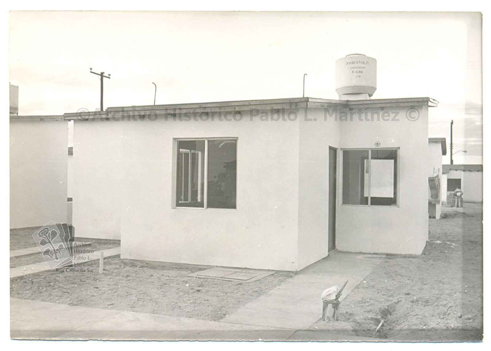 Casa construida por Infonavit en Guerrero Negro, Baja California Sur.