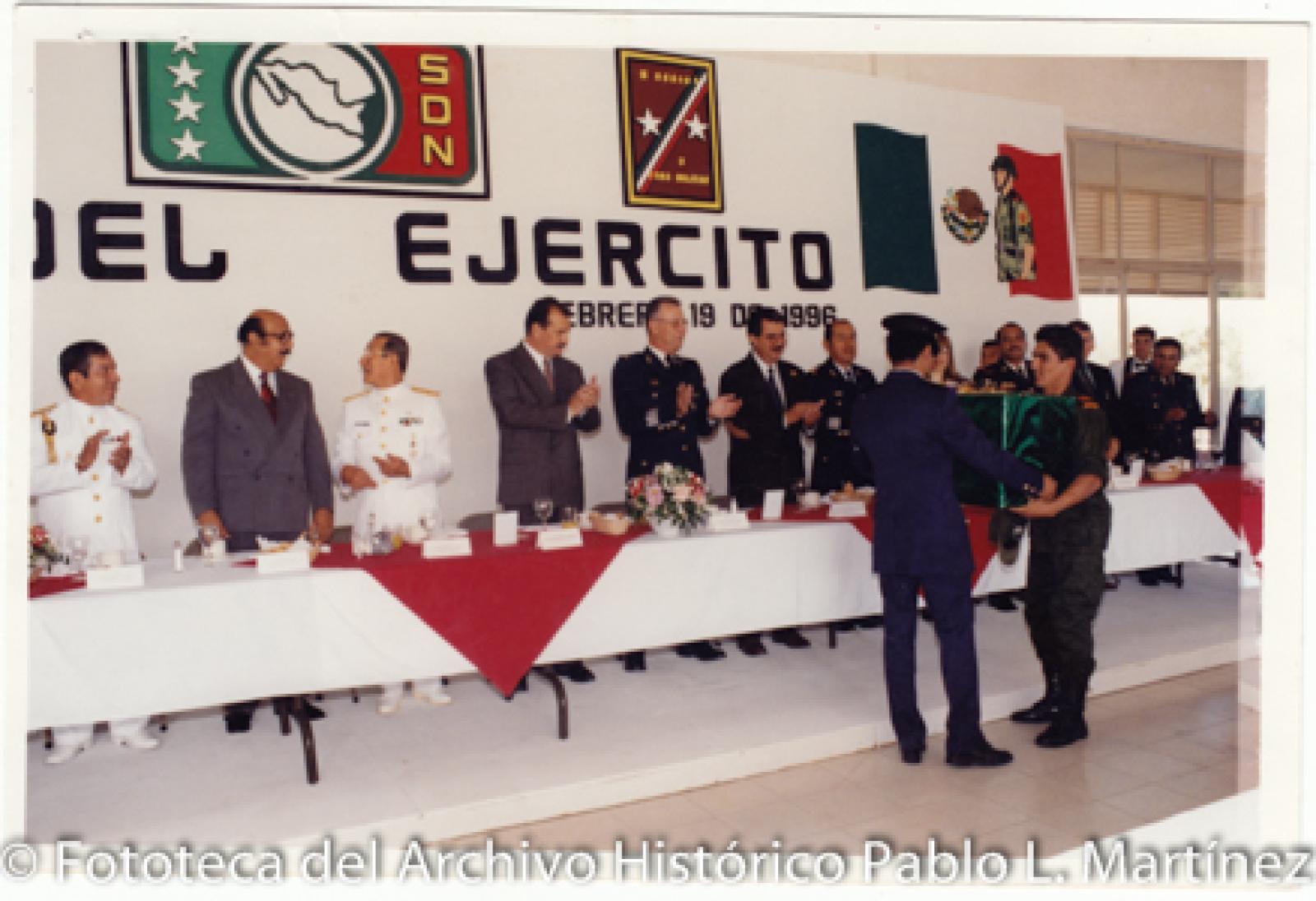 Celebración del Día del Ejército Mexicano.