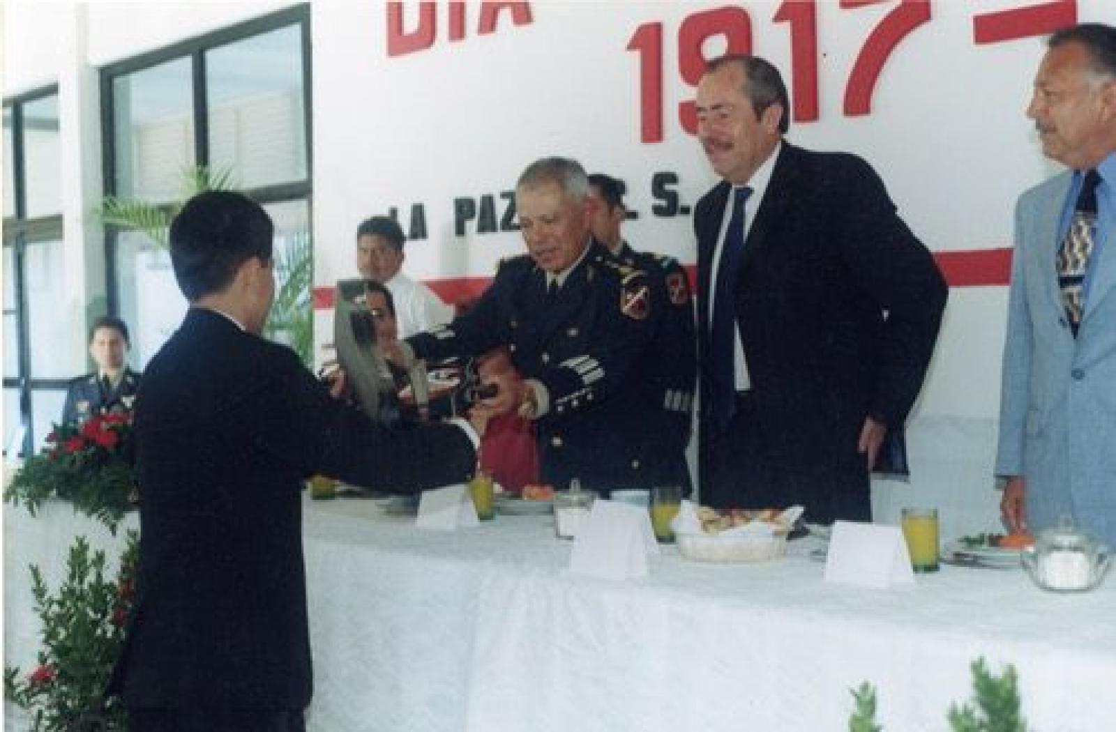 Celebración del Día del Ejército Mexicano.