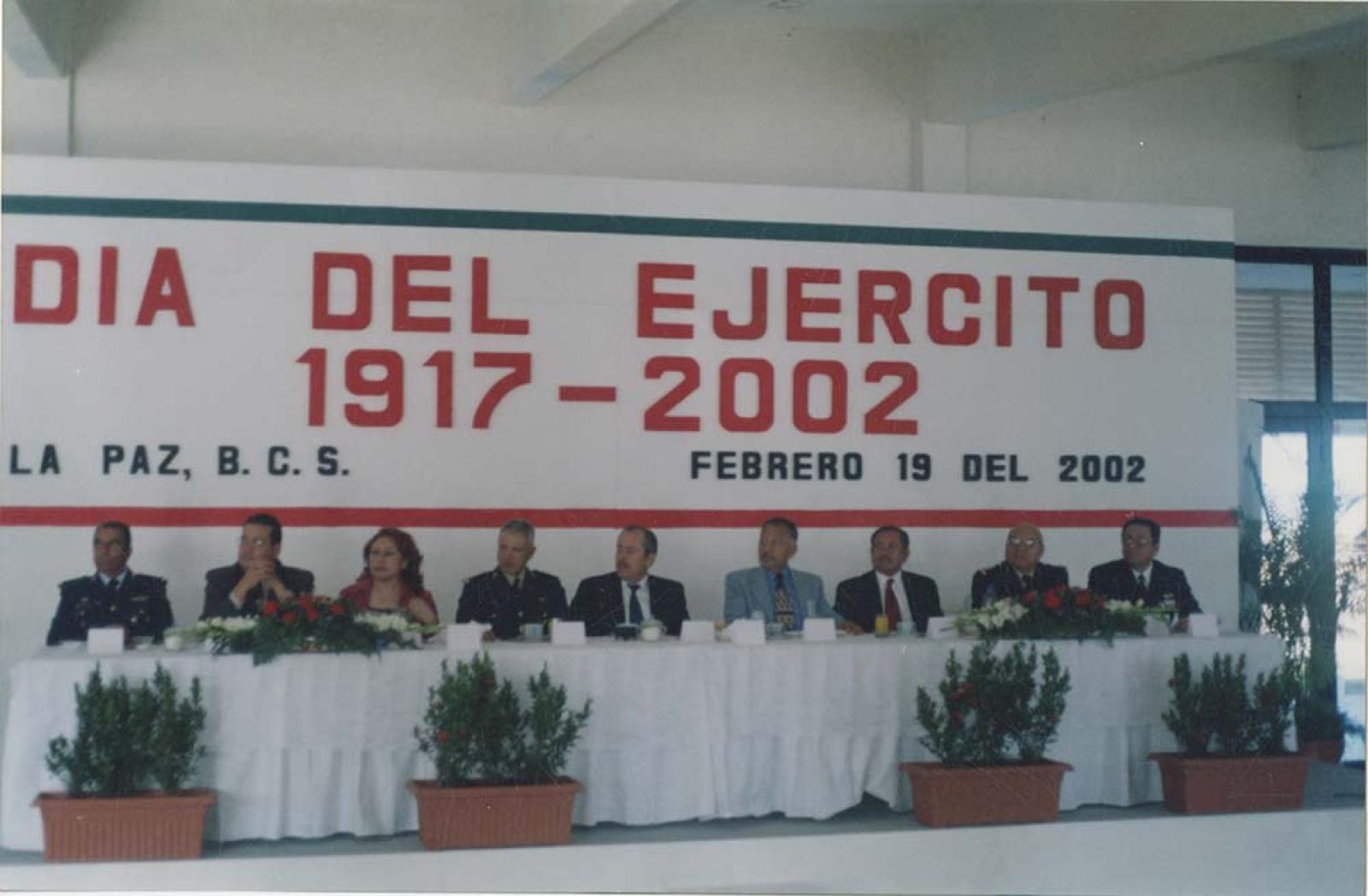 Celebración del Día del Ejército Mexicano.